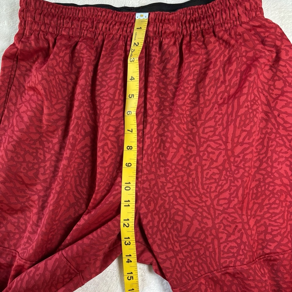 Jordan Men's Basketball Red Shorts Size L Dri-fit With Drawstring  Jumpman Print - Picture 8 of 12